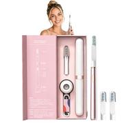 Elvare Sonic Electric Toothbrush, 3-Mode Travel Dental Brush with Case | 32000 Vpm Aluminum Sonic Toothbrush for Sensitive Gums & Braces, 56-Day Battery Life, Ipx7 Waterproof with Travel Case