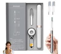 Elvare Sonic Electric Toothbrush,IPX7,32000 VPM,2Minute Timer,3Modes，Silver | Elvare Electric Toothbrush with 2/4 Replacement Heads & Case,USB Rechargeable Travel Toothbrush 6-8 Weeks on 1 Single Charge
