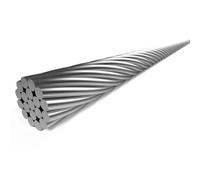 Elvedes 1x19 Stainless T-nipple 7×6 Brake Cable 100 Units 2250 mm Silver