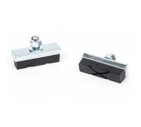 Elvedes 6813-c 40 Mm Complete Rim Brake Pads One Size Black / Silver