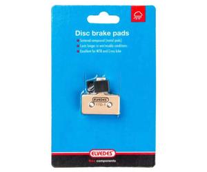 Elvedes 6891mc Shimano/saint Disc Brake Pads One Size Black