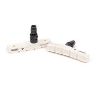 ???????????????????????????????? Elvedes Brake Shoe Asymm.White-V-Brake 1 Pair on Card