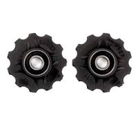 Elvedes Cp2017086 2x11s Jockey Wheel Set One Size Black