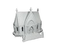 Elven House 5 3D Printed Silver Haven Fantasy Tabletop Gaming Terrain D&D Medieval Building 28mm
