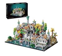 Elven Valley Castle Building Set for Adults, Medieval Architecture Model, Forest House Toy Building Set, Home Decor History Collectible Birthday Gift（3337 PCS）