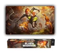 (Elven Warrior) 14x24 TCG/MTG Playmat