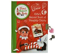 Elves Behavin Badly A5 Secret Notebook Diary with Padlock Keys Childrens Kids Stocking Filler Xmas Christmas Gift