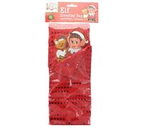 Elves Behavin' Badly Christmas Elf Sleeping Bag With Pillow Accessory (Red Sequin)