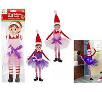 Elves Behavin' Badly Elf Ballerina Outfit - 1 Random Design Sent at Random - Elf Clothes Costume for Christmas Elf Doll - Festive Novelty Accessory