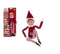 Elves Behavin' Badly Hoolaroo dqv131xxA KD13120 hoolaroo-kd13120 Vinyl 12 INCH Bendable POSEABLE Figure Girl, Insulated, Red Elf Boy