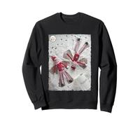 Elves Behavin' Badly Making Snow Angels Christmas Sweatshirt