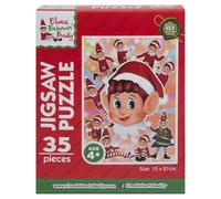 Elves Behavin' Badly Puzzle 35 Pieces - 21 x 15 cm Mini Christmas Elf Jigsaw for Kids - Assorted Designs Sent at Random - Elf Festive Activity