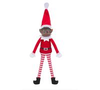 Elves Behavin' Badly - Red Soft Body Black Boy Naughty Elf