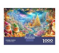 Elves Crafting in A Cozy Workshop 1000-Piece Jigsaw Puzzle Ideal for Birthday Giving 52x38cm/1000pcs