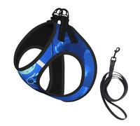 Elves Under The Night Sky Dog Harness - Breathable, Reflective, And Adjustable Pet Vest, Suitable For Small Cats And Dogs