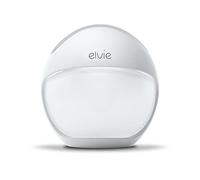 Elvie Curve Manual Breast Pump- Silicone Breast Milk Collector, Wearable Hands-Free Pump for Letdown Collection, Kick-Proof Portable in-Bra Milk Catcher for Breastfeeding (4oz/120ml)