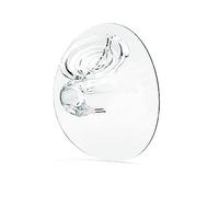 Elvie Pump Breast Shields, 21mm, Clear Nipple Shields Flanges, 2-Pack | Improves Suction Efficiency, Comfortable Nipple Fit, Breastfeeding Essentials, Nursing Bra Compatible, Made Without BPA