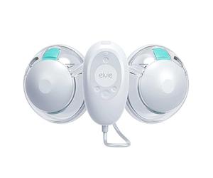 Elvie Stride 2 Double with Lanyard- Breast Pump, Electric Breastfeeding Pump with Ultra Soft Cups, Hands-Free & Portable & Wearable, 150 ml Capacity per Cup, Hospital-Grade Suction, 10 Modes