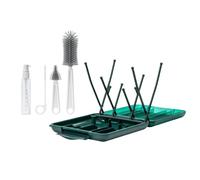 Elvie™ Travel Cleaning Pack, Breast Pump Brushes & Folding Drying Rack