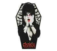 Elvira Bat Coffin Patch C - 1-1-2