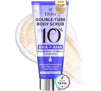 Elvira KP Bump Eraser Body Scrub, Exfoliating Body Scrub for Keratosis Pilaris, Smooth Skin with 10% AHA/BHA & Niacinamide, Moisturising and Brightening, Body Care Products, Deep Cleansing, 7 oz