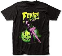 Elvira Mistress of The Dark T-Shirt Black Graphic Unisex Tee Shirt