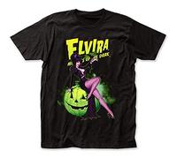 Elvira Mistress of The Dark T-Shirt Black Graphic Unisex Tee Shirt L
