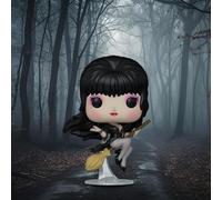 Elvira POP! Icons Vinyl Figure Elvira Broom 9 cm