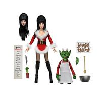 ELVIRA VERY SCARY XMAS ELVIRA DELUXE 8 INCH CLOTHED FIGURE