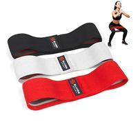 Elvire Fabric Resistance Bands for Working Out, Set of 3, Booty Exercise Band for Women, Workout Loops, Legs, Glutes, Squat