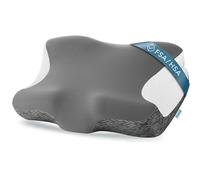 Elviros CP-AP PILLOW for Neck Pain Relief, Cervical Neck Pillow for Side, Back & Stomach Sleepers, Ergonomic Memory Foam Pillow for Users to Reduce Air Leaks and Mask Pressure, Dark Grey