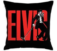 Elvis Aaron Presley Decorative Throw Pillow Covers Case Pillowcases(45cmx45cm)