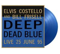 ELVIS COSTELLO & BILL FRISELL - Deep Dead Blue 2022 Dutch 180 Gram Blue Vinyl LP