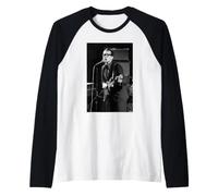 Elvis Costello Live Stiffs Tour By David Corio Raglan Baseball Tee