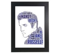 Elvis gift - personalised elvis word art print (A4 framed)