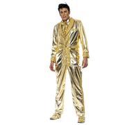 Elvis Gold Lame Chest Child Costume