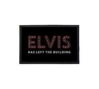 Elvis Has Left The Building Doormat Indoor Outdoor Welcome Mat Funny Cute Door mat Housewarming Gift Indoor Outdoor Bathroom Door mat 16x24 Inches