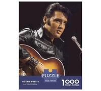 Elvis Jigsaw Puzzles Puzzle for Adults Kids. 1000 Piece The King Impossible Challenge Toy Educational Games Home Decoration for Adults& Kids Age 14 Years Up 70x50cm/1000pcs