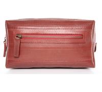 Elvis & Kresse Reclaimed Firehose Large Wash Bag - Red