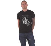 Elvis Live Portrait T Shirt Sun Records Black L