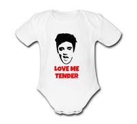 ELVIS LOVE ME TENDER PRESLEY Personalised Unique Baby Vest Baby Grow Babygrow Cute Novelty Boys Girls Unisex Funny