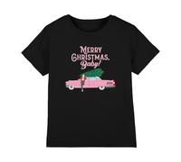 Elvis Merry Christmas Baby Kids T Shirt, Black, 12-13
