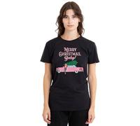 Elvis Merry Christmas Baby Ladies T Shirt, Black, Small