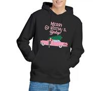 Elvis Merry Christmas Baby Unisex Hoodie, Black, Medium