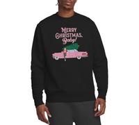 Elvis Merry Christmas Baby Unisex Sweatshirt, Black, Medium