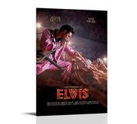 Elvis MovieCanvas Posters for Bedroom Wall Art Decor Posters Prints Art Poster Print Painting Retro Home Wall Decor Picture Bedroom16x24inch(40x60cm) Frame-style