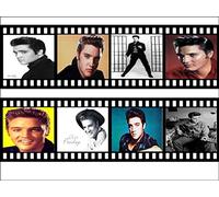 Elvis Presely Film Roll A4 Icing Sheet Edible Cake Topper/Cake Border