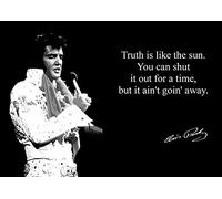 Elvis Presley (1) Signed Inspirational Motivational Quote Sign Poster Print Picture