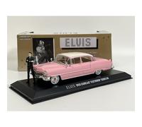 Elvis Presley 1955 Cadillac Fleetwood S 60 and Figure 1:43 Greenlight 86436