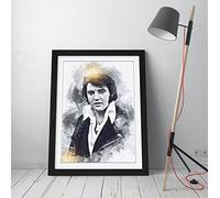 Elvis Presley 2 Black Framed Wall Art Picture Print - A1 - Black Frame